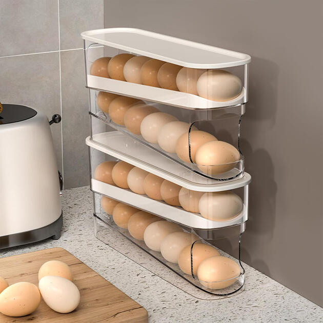 wacoi rolling egg organizer with lid