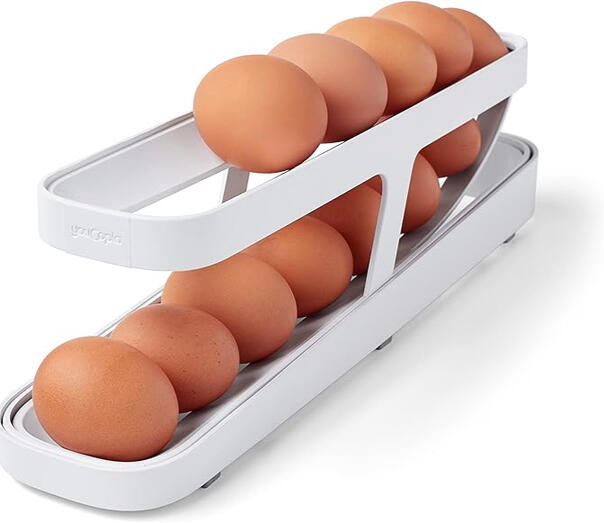 youcopia rolldown double track egg dispenser youcopia rolldown double track egg dispenser
