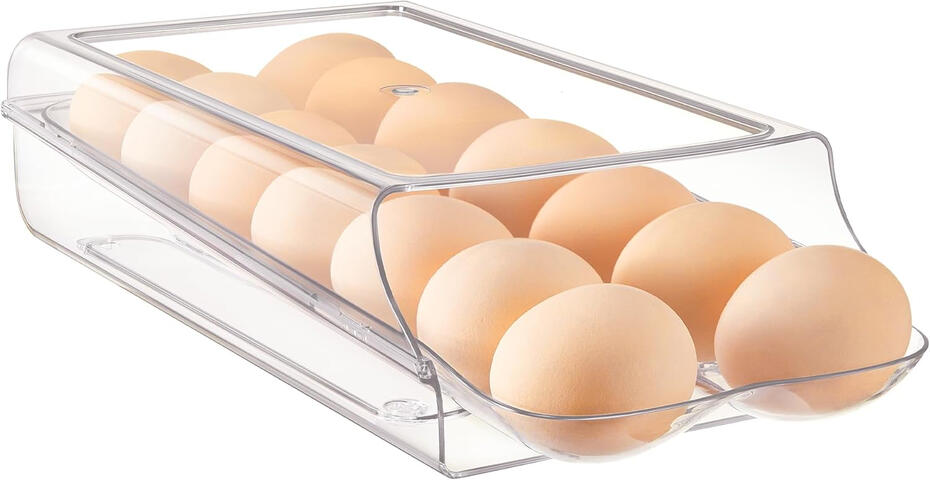 rolling egg holder for ref