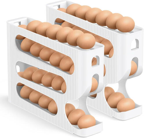 sotfamily rolling egg holder refrigerator organizer sotfamily rolling egg holder refrigerator organizer